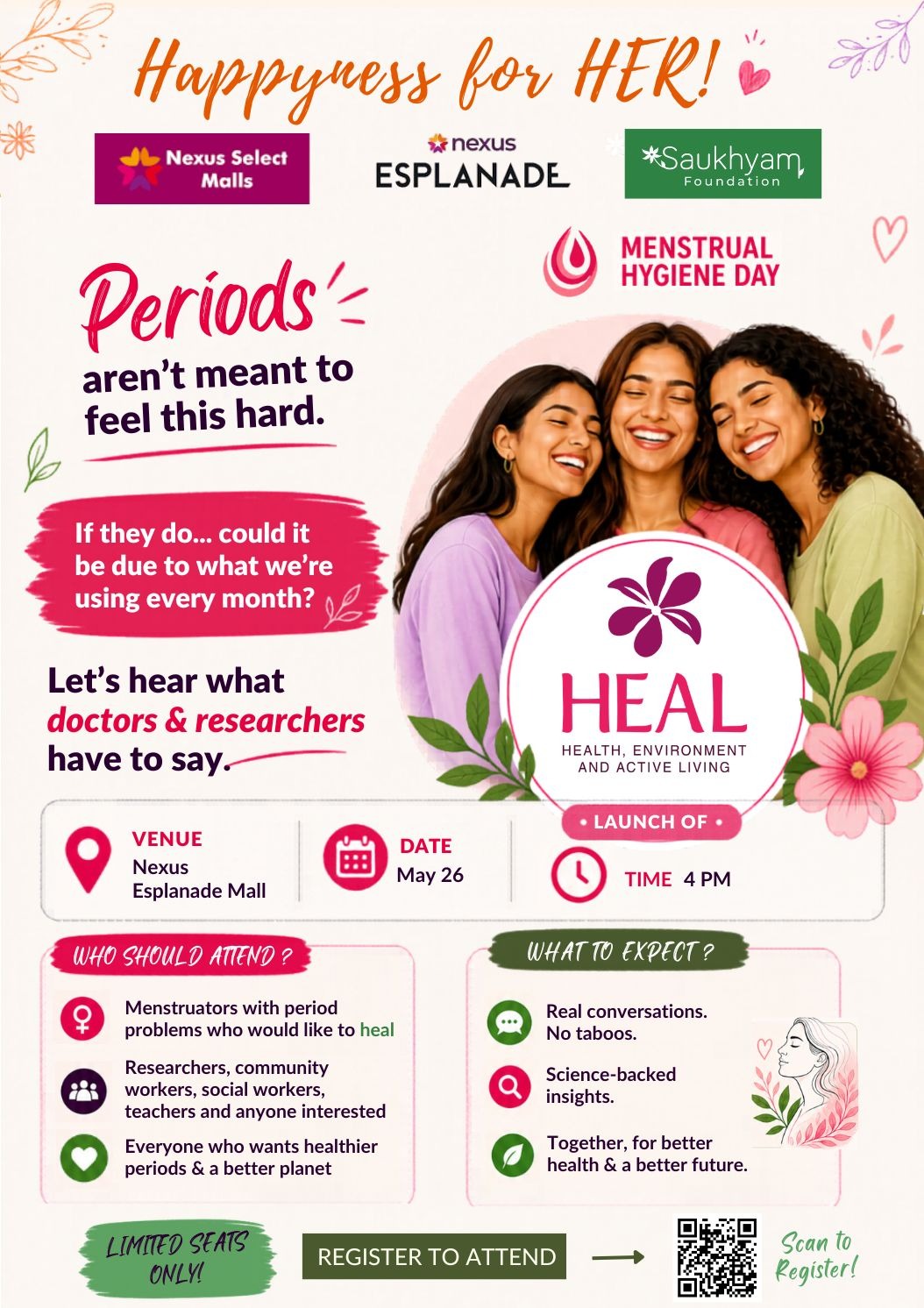 HEAL Launch @ Nexus Esplanade — MHH Conclave 2026