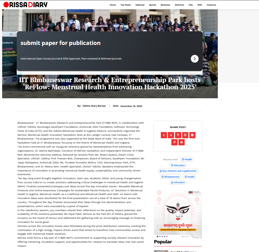 MHH Conclave 2025 — Media Coverage 3